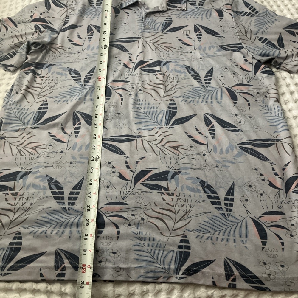 Travis‎ Mathew Floral Hawaiian Short Sleeve Polo Shirt Golf Casual Mens XL - Picture 4 of 7